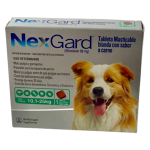 NEXGARD PERROS 10,1 - 1-25 KG - BOE