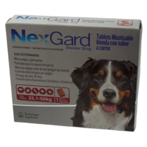 NEXGARD PERROS 25,1 - 50 KG - BOE
