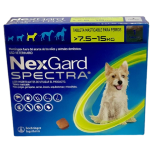 NEXGARD SPECTRA 7.5 - 15 KG PERROS - BOE