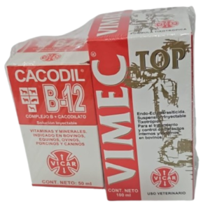 VIMEC TOP X 100ML+CACODIL B12 X 50ML - VICAR